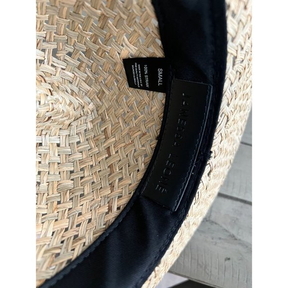 Janessa Leone Simone Tan Straw Hat